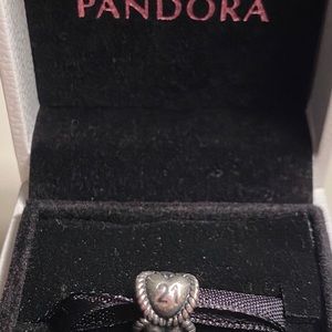21st birthday milestone Pandora charm